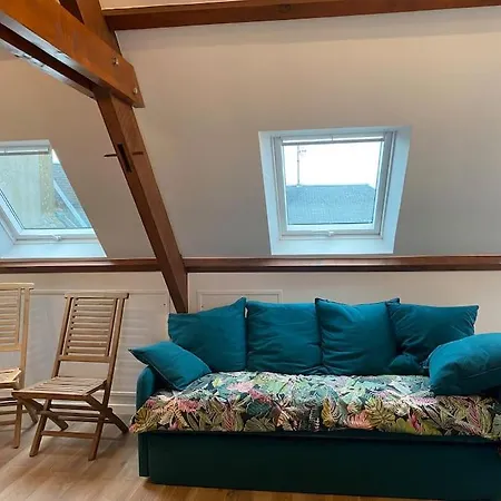 Maison Du Cap Lihou, Duplex Au 1er Et 2eme Etage Mansarde, Quartier Historique, Tatil Evi *